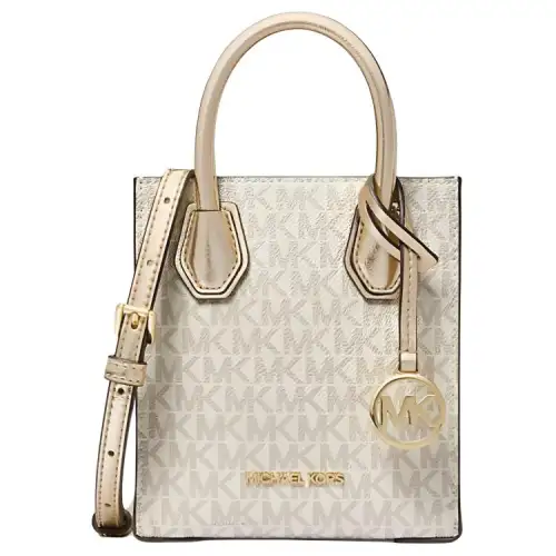 MICHAEL KORS Canvas Handbag, Shoulder Bag, Crossbody Bag Extra Small Women's Beige Multicolor