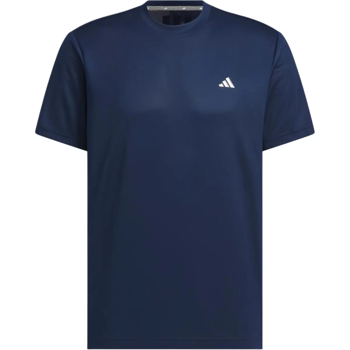 Adidas T-Shirts Men's Collegiate Marine Blue Crew Neck Moderate