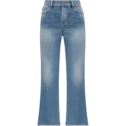 GUCCI Cropped Flared Denim Jeans