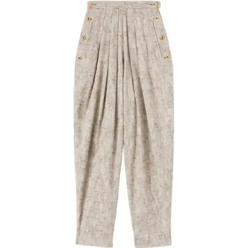 Loro Piana FW23 Casual Pants Women's Umber