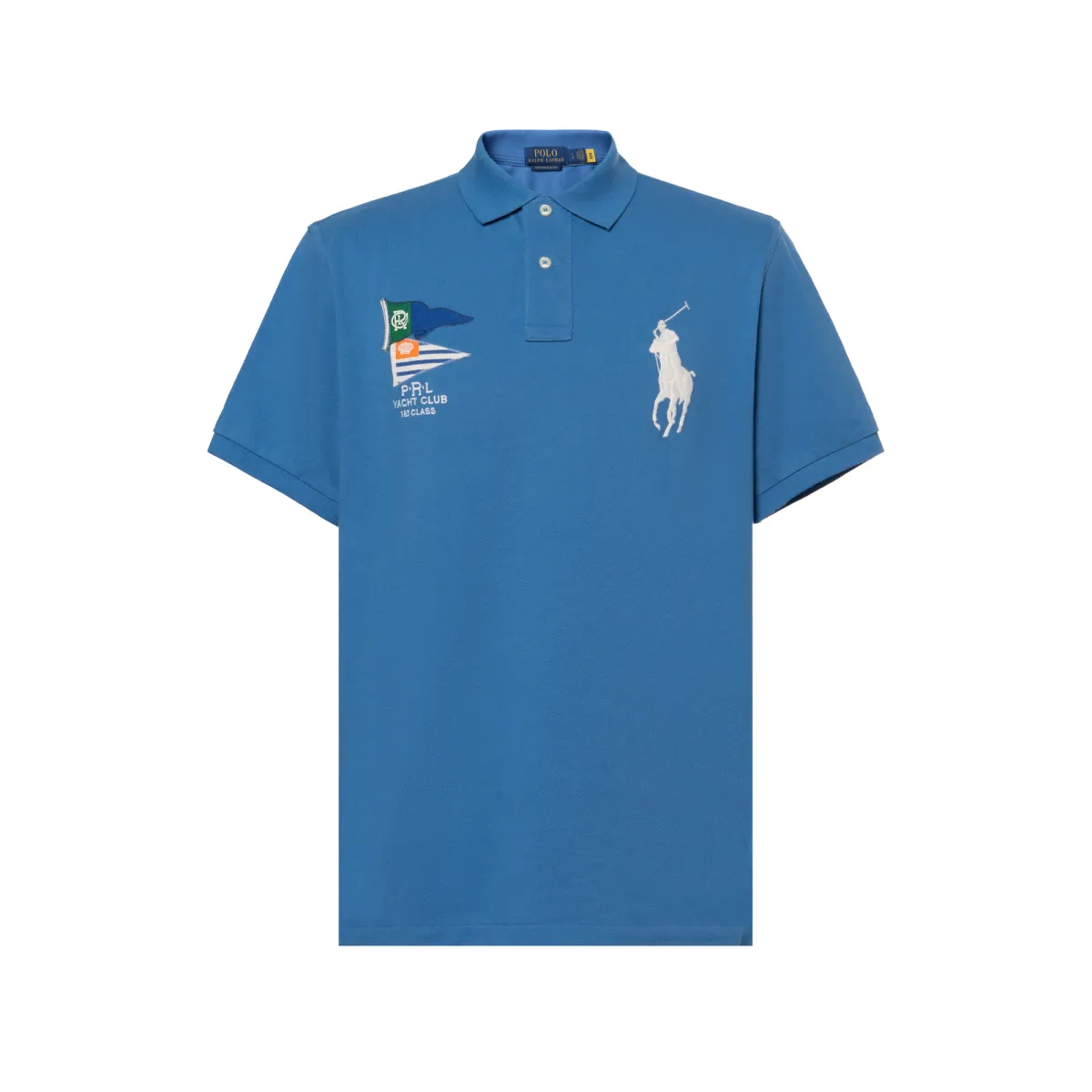 Polo Ralph Lauren Big Pony SS23 Polo Shirt Custom Slim Fit Men's Blue