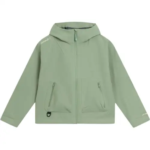 Li Ning Jackets Women's Green Hooded Moderate Other