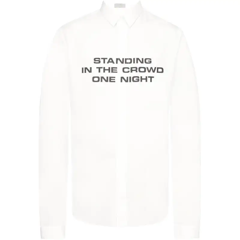 DIOR Quarterly New Products Shirts Men's White Lapel Moderate Other