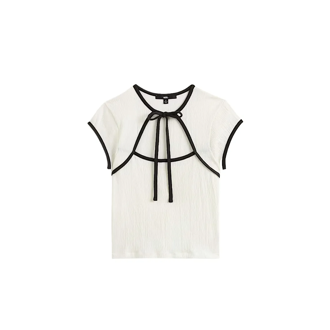 Vans Shirts Women's White Crew Neck Moderate
