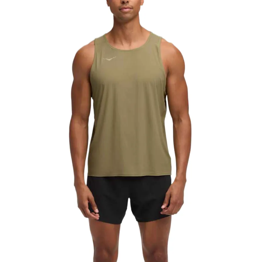 HOKA ONE ONE Tank Top Men's Wild Mushroom