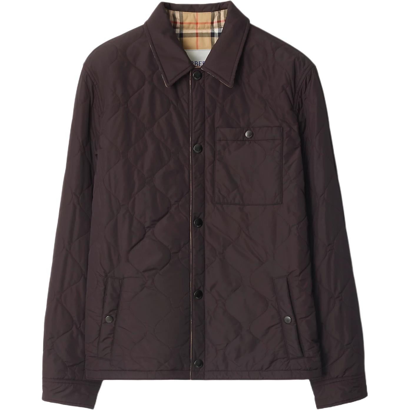 Burberry Quilted Checked Reversible Jacket