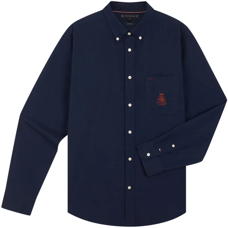 Tommy Hilfiger Shirts Men's Lapel Moderate Straight Fit