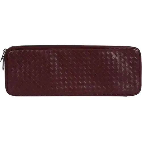 Bottega Veneta Leather Storage Bag Men's Barolo Red