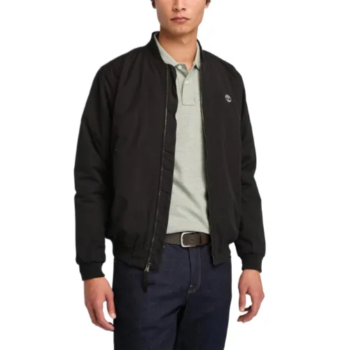 Timberland Jackets Men's Black Crew Neck Moderate Other