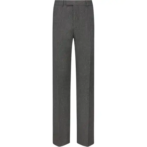 DIOR Homme Pleat Detailed Straight Leg Trousers