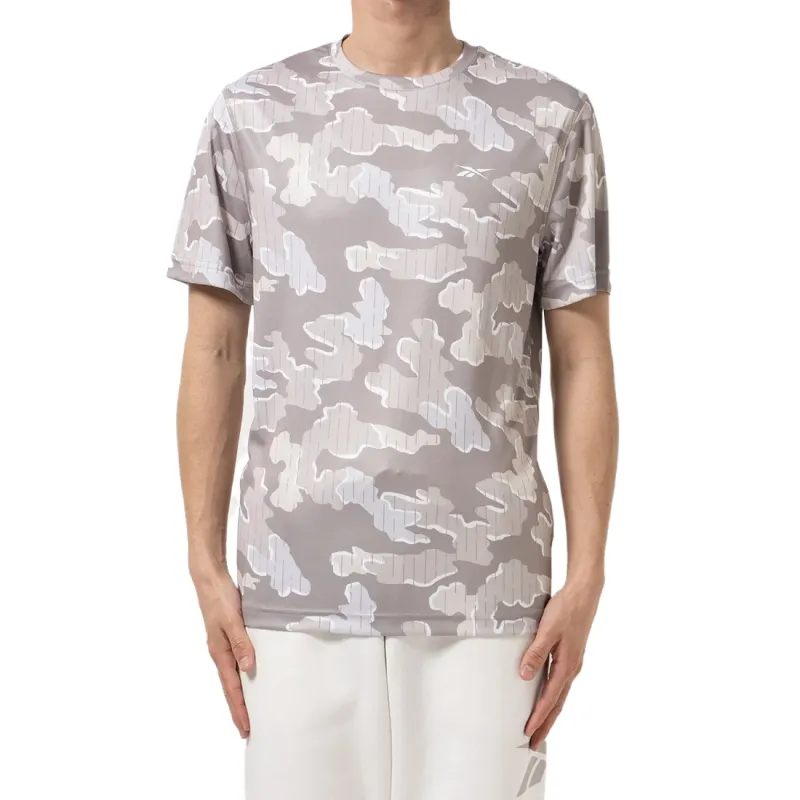Reebok T Shirts Men's Camouflage Crew Neck
