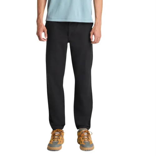 Timberland Casual Pants Men's Black Moderate Tapered Pants