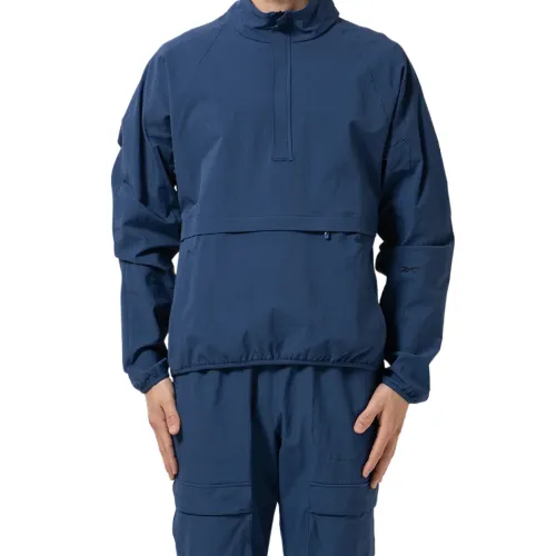 Reebok Jackets Men's Blue Stand Collar Moderate Other