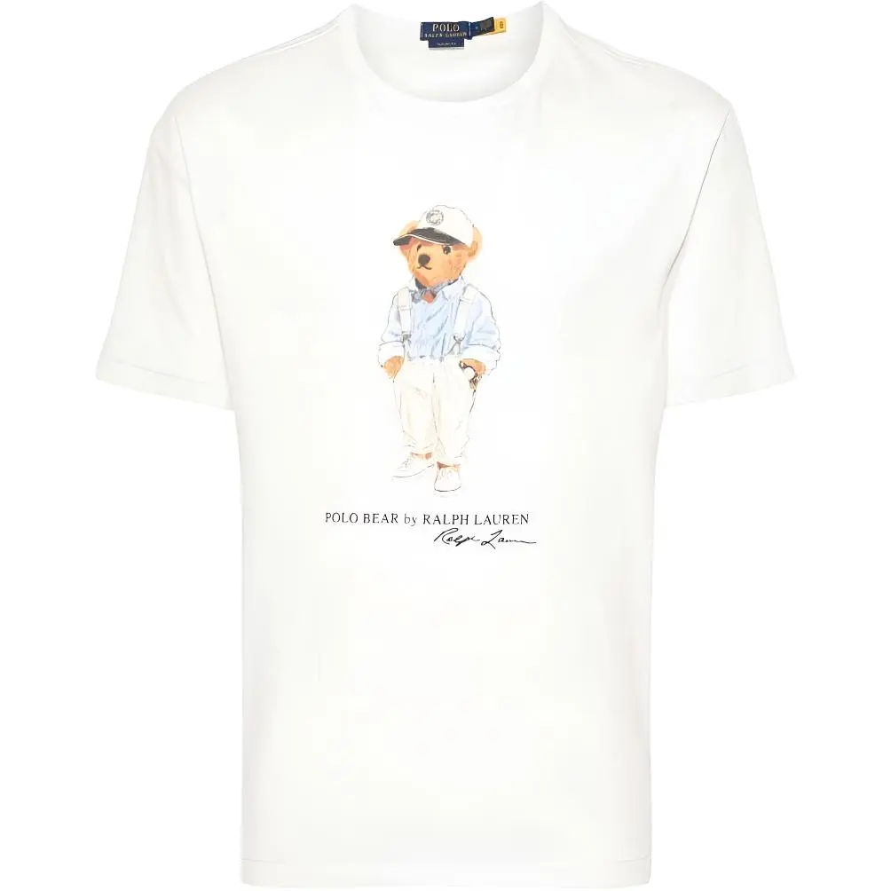 Polo Ralph Lauren Polo Bear SS24 T-Shirt Classic Version Men's White