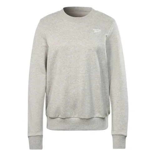 Reebok Sweatshirts Women's Gray Crew Neck Thin Regular