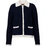 GUCCI Fine Cotton Crochet Cardigan