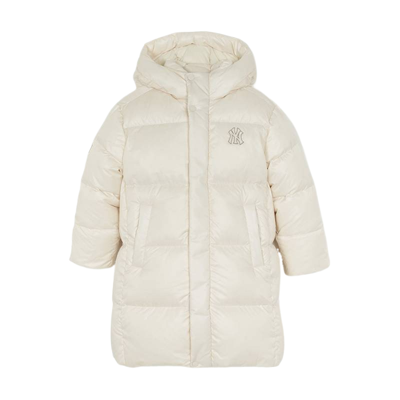 Детский пуховик MLB FW25 (бежевый)