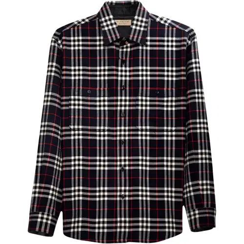 Burberry Shirt Men's Marine Blue