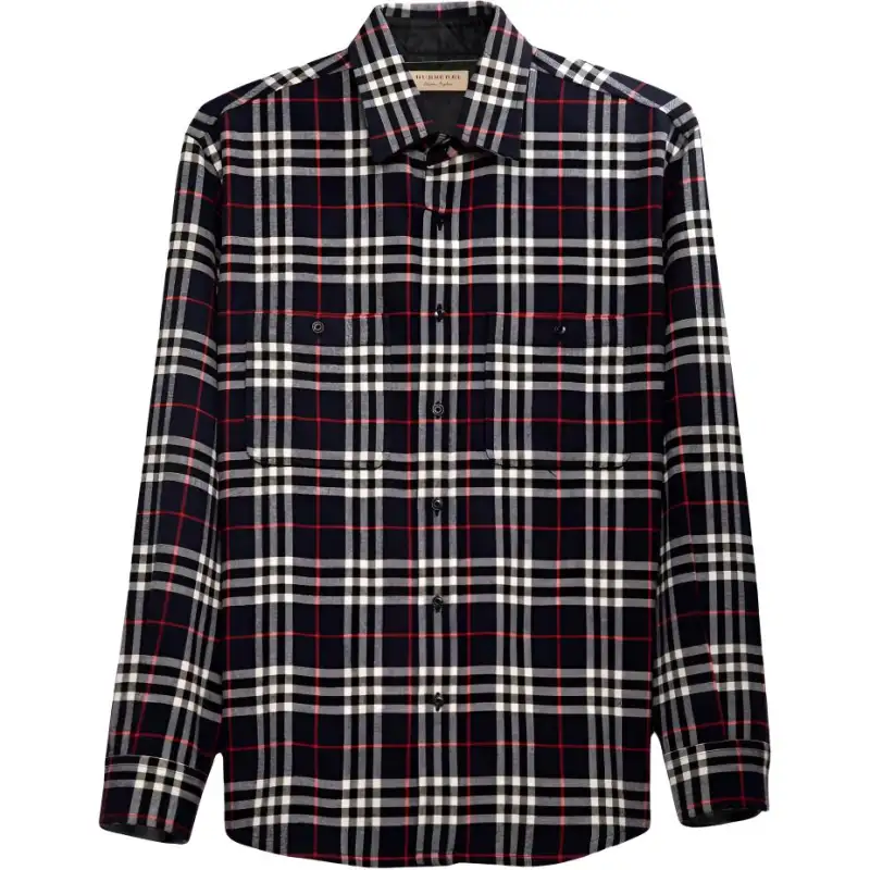 Burberry Shirt Men's Marine Blue