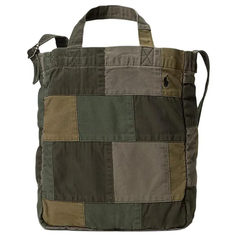Polo Ralph Lauren Cotton One Shoulder Handbag Men's Olive