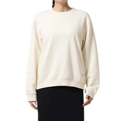 Reebok Sweatshirts Unisex White Crew Neck Moderate