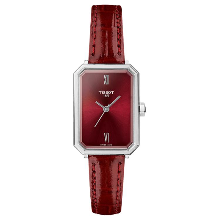 Женские часы TISSOT Flamingo (красные)
