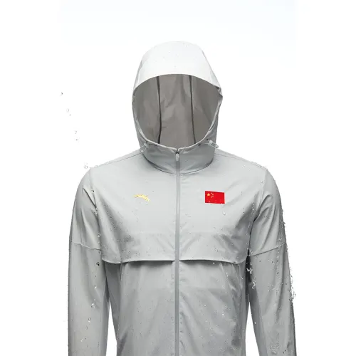 Anta Trench Coat Men's Mulberry Heather Gray