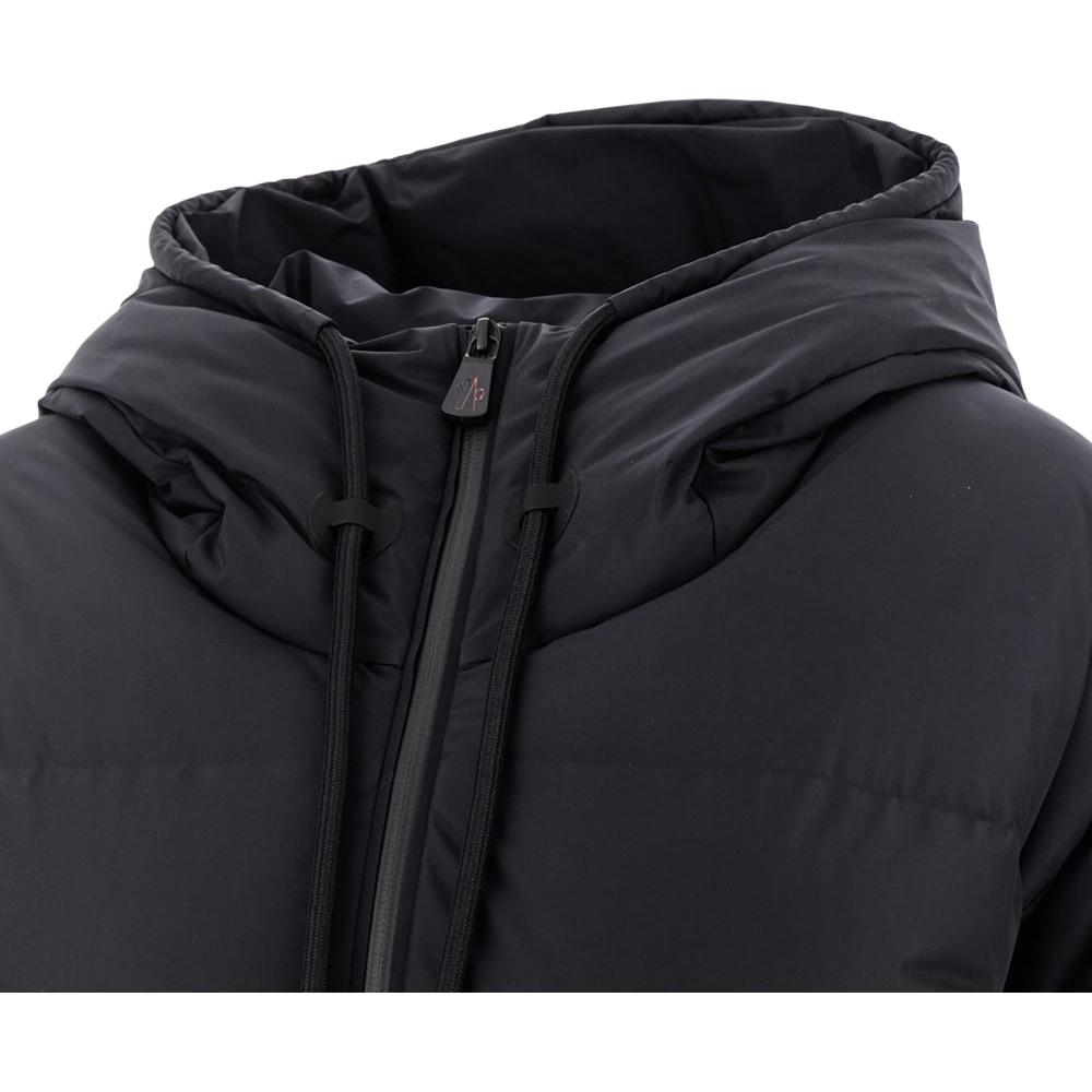 Женские куртка Moncler logo (черный) — фото 2