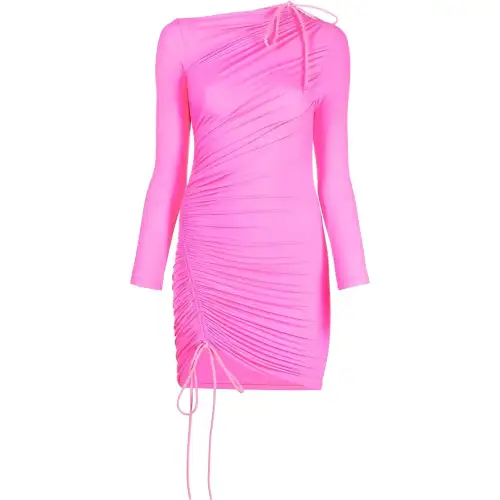 Balenciaga Mini Dress 'Fluo Pink'