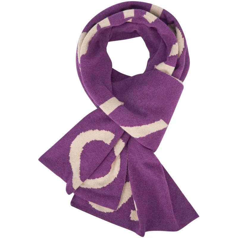 CALVIN KLEIN Knit Scarves Men's Grape Purple