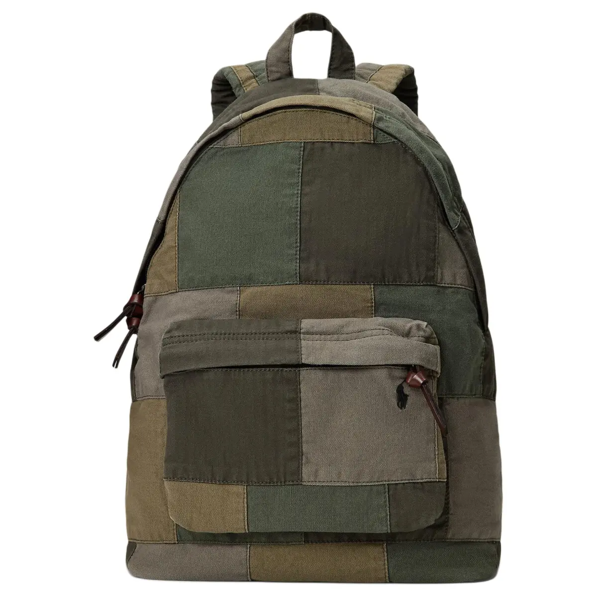 Polo Ralph Lauren CANVAS Cotton Backpack Men's Earth Yellow & Umber & Gray Green