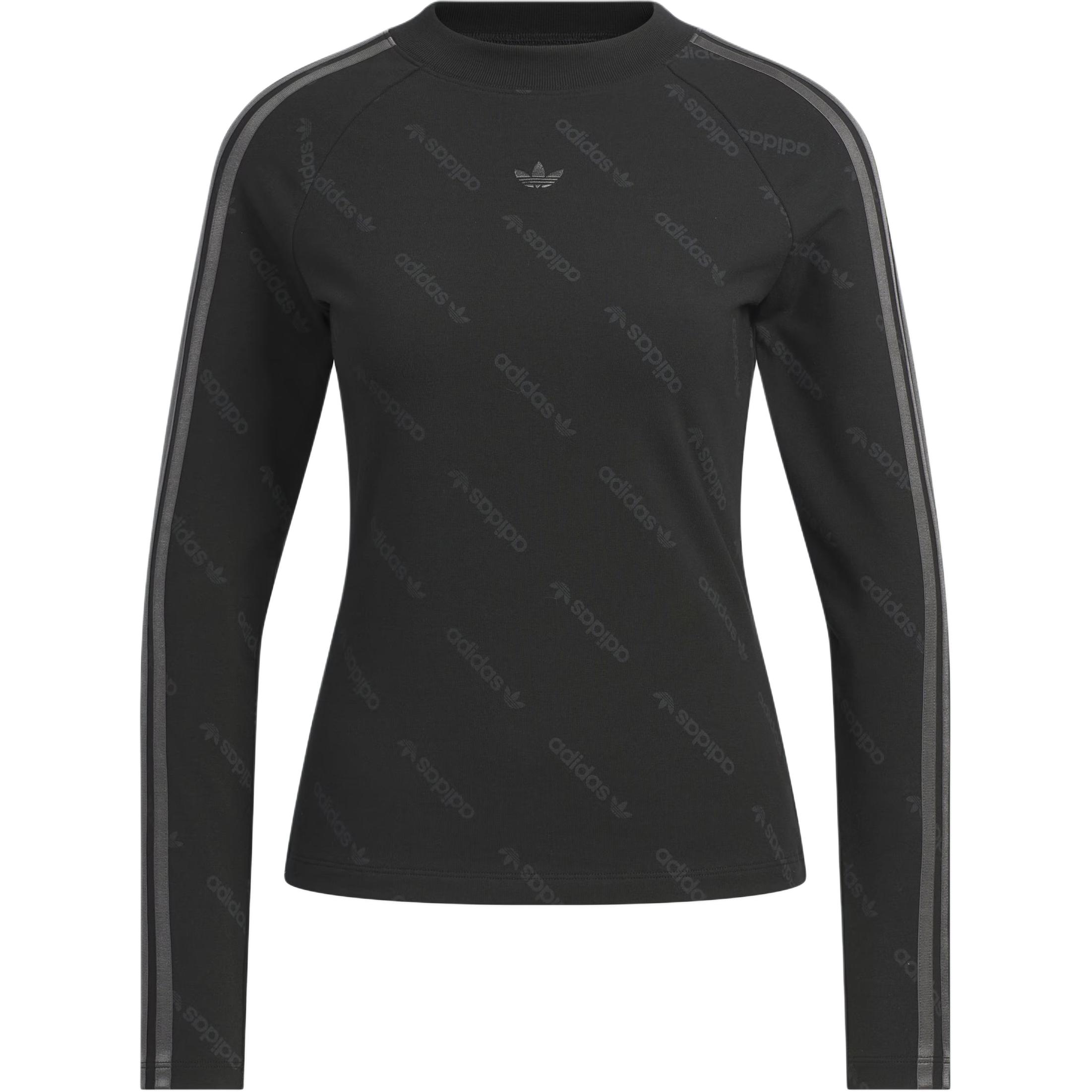Женская футболка adidas originals TIGHT (черная)