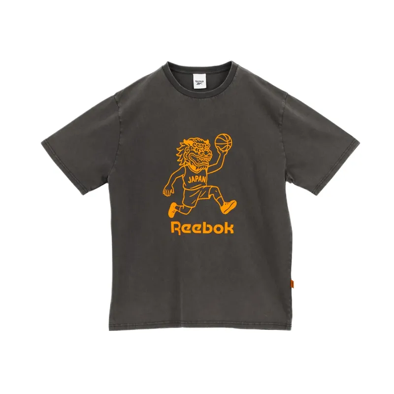 Reebok T Shirts Unisex Black Crew Neck