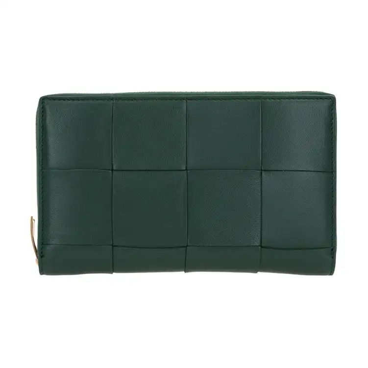 Bottega Veneta CASSETTE Lambskin Wallet Women's Jasper