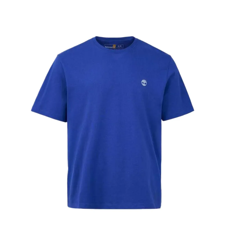 Timberland T Shirts Unisex Blue Crew Neck Moderate