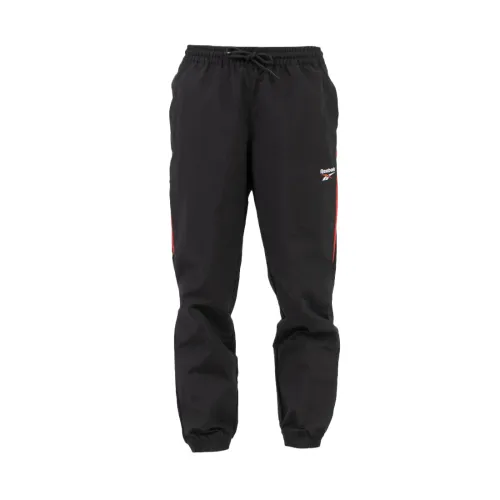 Reebok Casual Pants Men's Black Moderate Straight Fit Pants