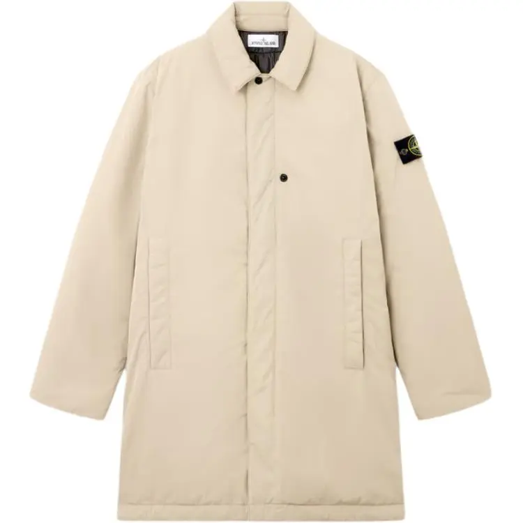 Stone Island patch-pocket coat