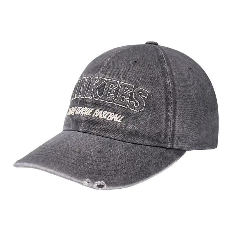 MLB Cotton Baseball Caps Unisex Gray