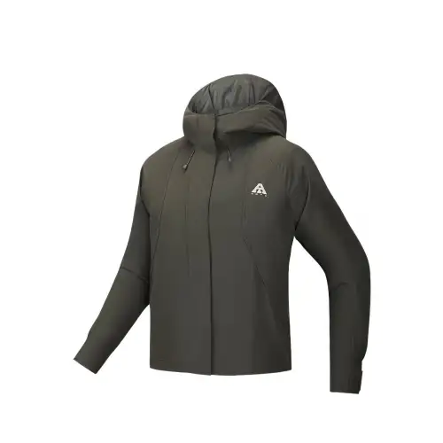 Anta Earthy Shell 2.0 Outdoor Collection Jackets & Coats Women's Graphite Gray