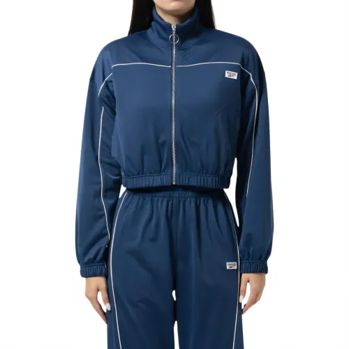 Reebok Jackets Women's Blue Stand Collar Moderate Other