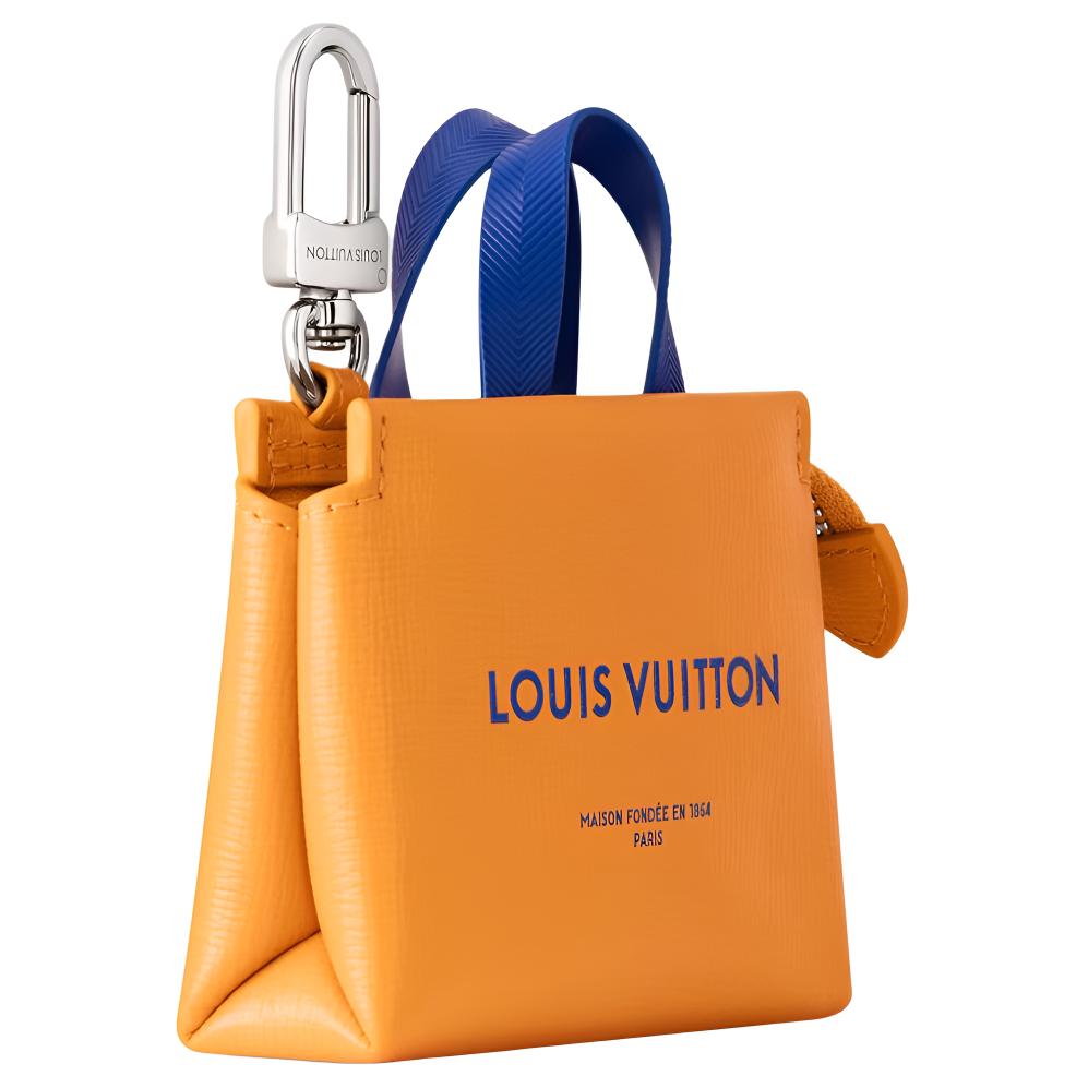 Брелок Louis Vuitton LOUIS VUITTON Logo (оранжевый) — фото 2