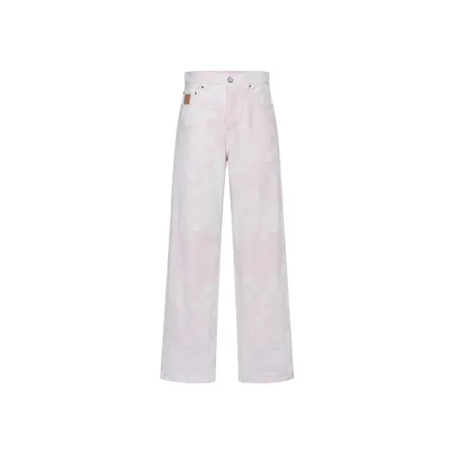 Lv Damoflage Denim Skate Pants