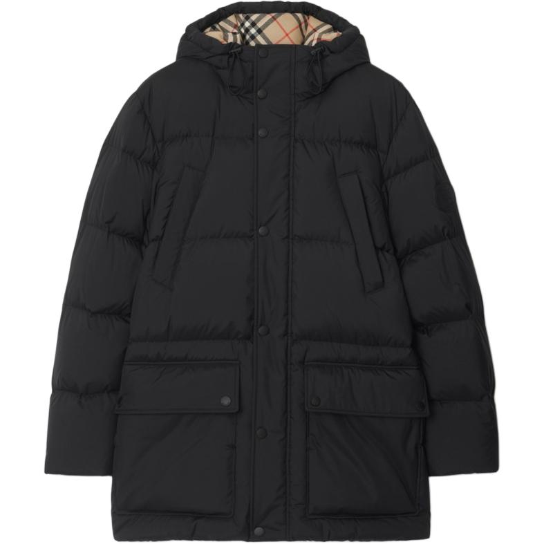 Burberry knight-patch puffer jacket