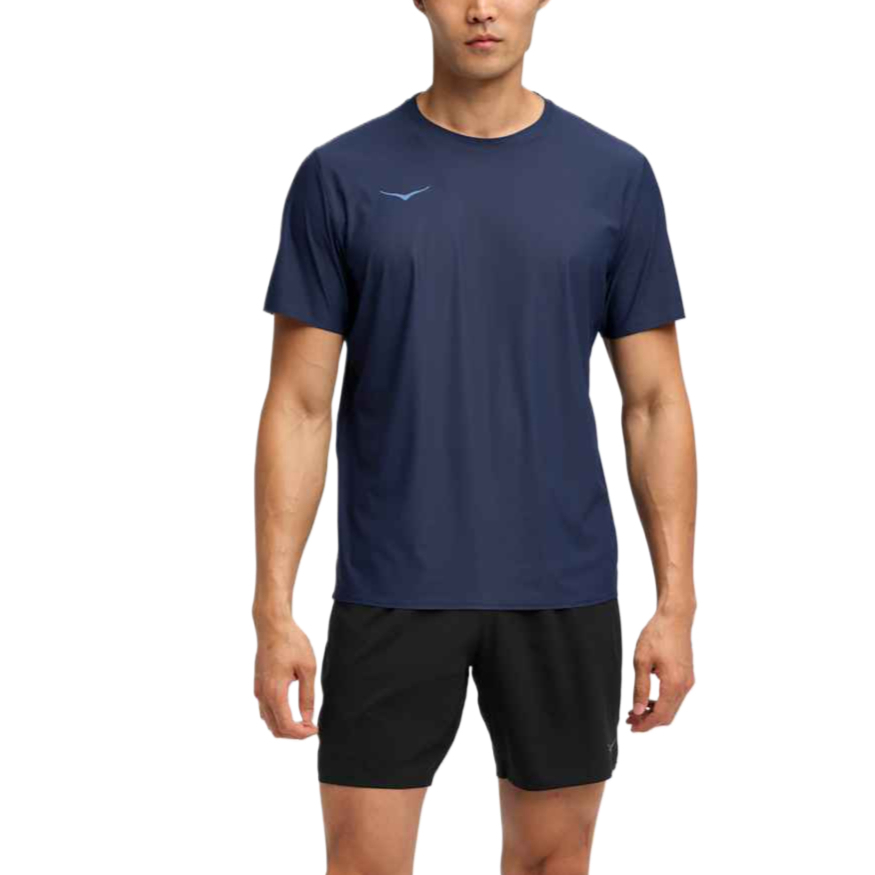 Мужская футболка HOKA Solid Tee (синяя)
