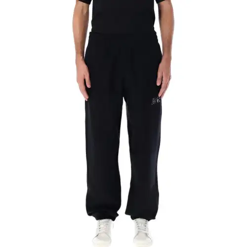Burberry Knitted Sweatpants Men's Black
