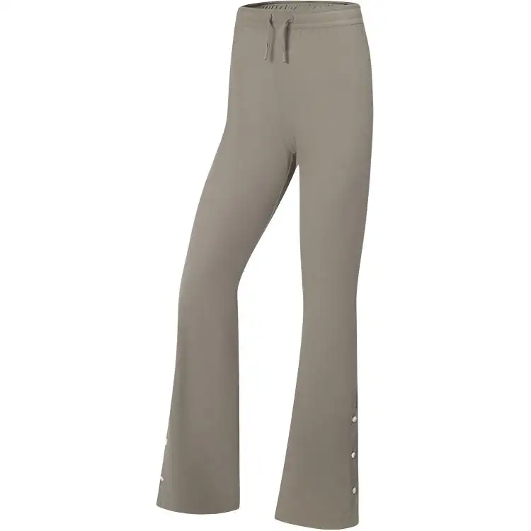 Li Ning Casual Pants Women's Brown Moderate Flared Pants