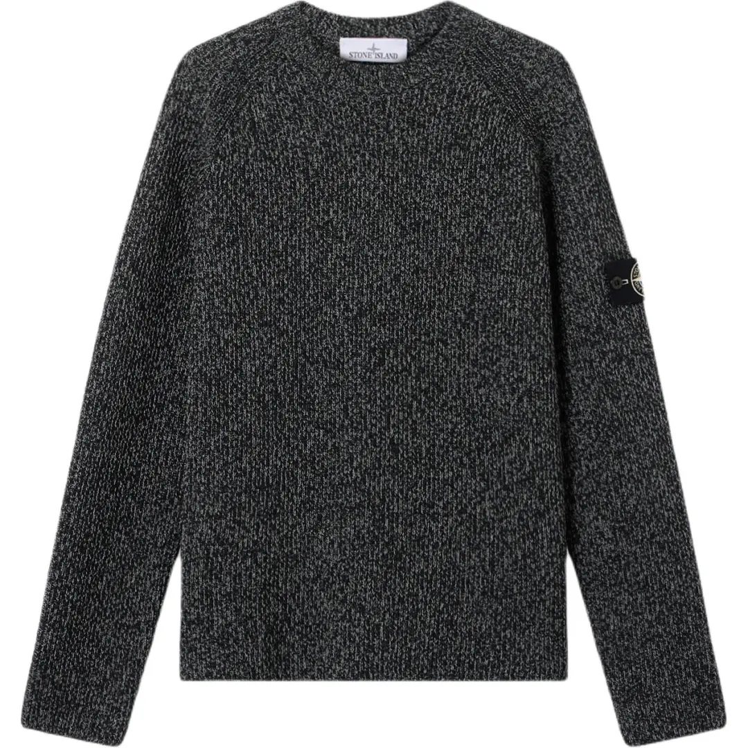 Stone Island speckled knit sweater