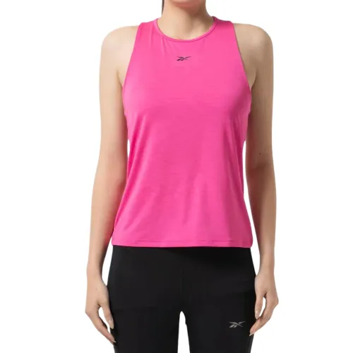 Reebok Sleeveless Sports Shirts Women's Pink Racerback