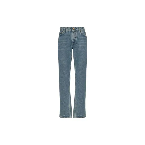 Burberry Jeans Men's Denim Blue Moderate Straight Fit Pants