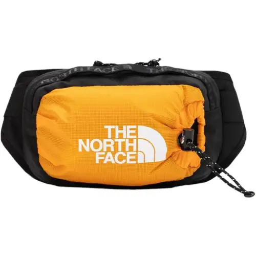 THE NORTH FACE 5L Crossbody Bag, Fanny Pack, Outdoor Bag Polyester Yellow Black Unisex